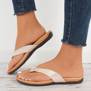 Casual Flat Flip Flops Soft Sole Slides Beach Thong Sandals