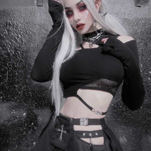 Alternative grunge top/ skirt
